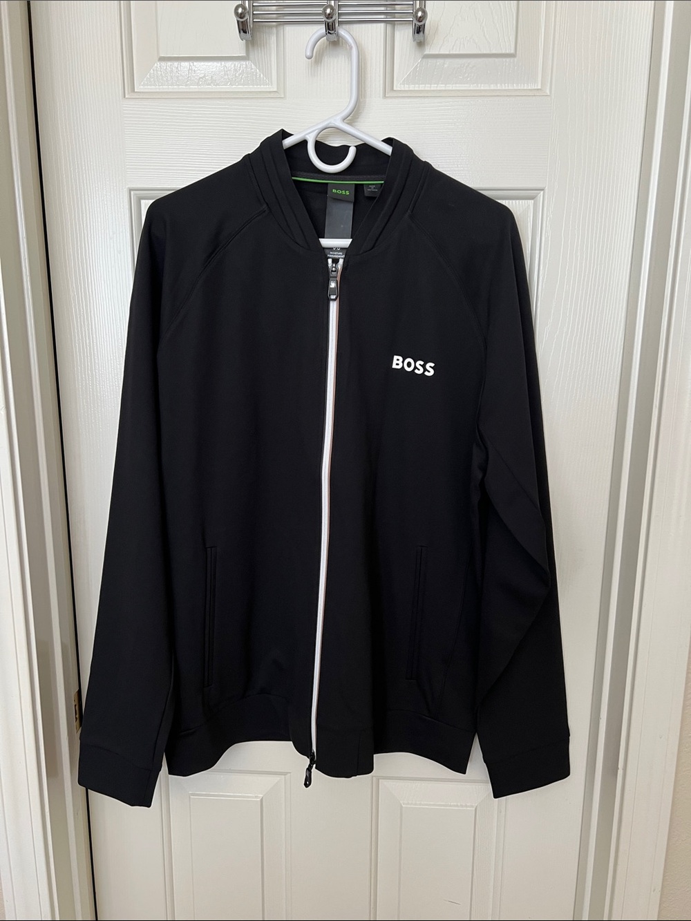 Boss Black Men’s Zip-Up Logo Jacket